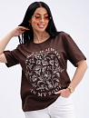 Футболка Ф-74-шоколадный